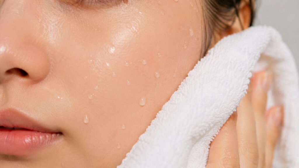 Healthy skin after gentle daily cleansing