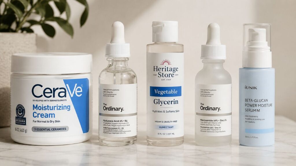 Ingredients that support skin barrier repair