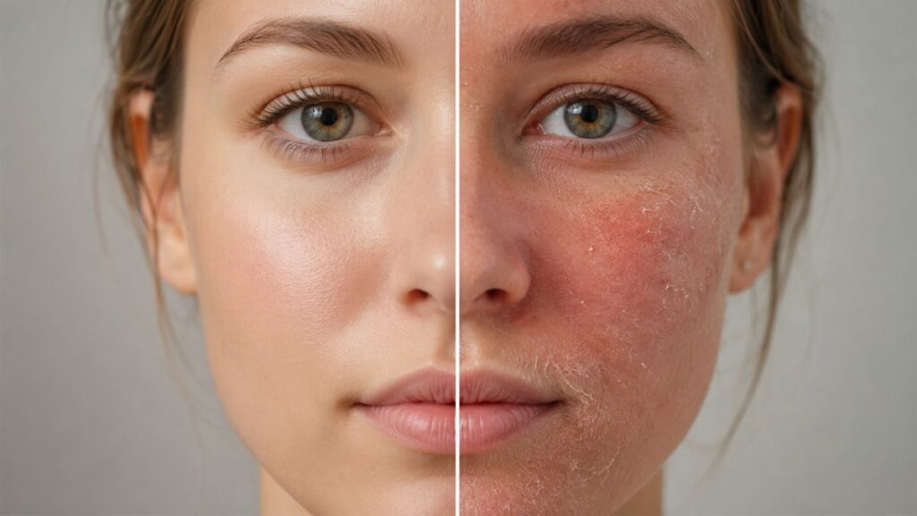 Signs of a damaged skin barrier
