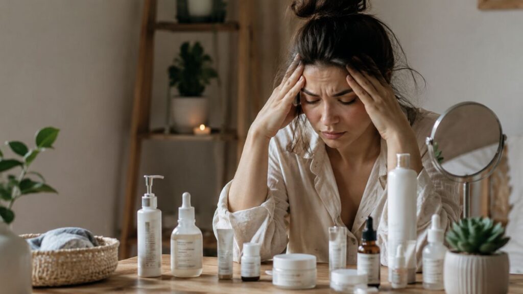 Stress hormones and their connection with acne flare-ups