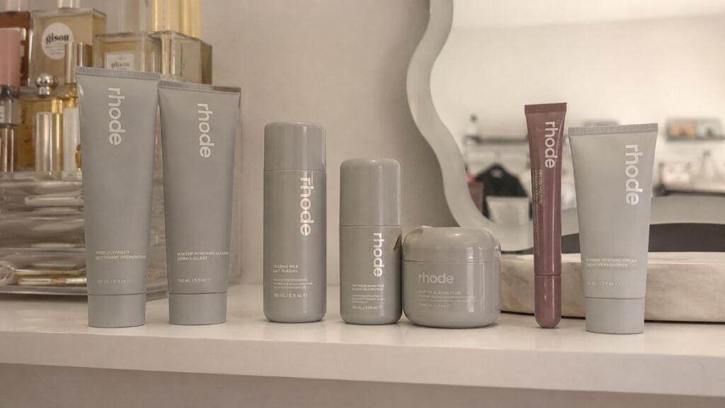 Rhode skincare products and beauty essentials
