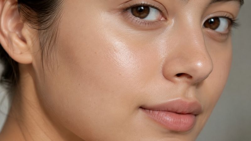 balanced skin after cleansing