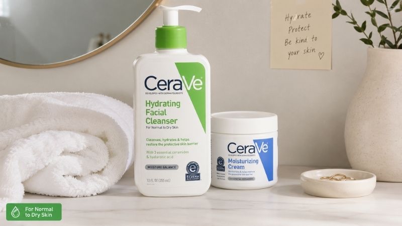 CeraVe Hydrating Facial Cleanser for dry skin