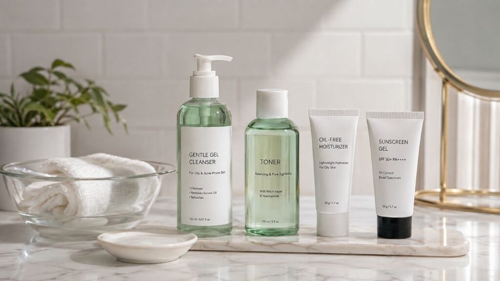 face wash for oily skin skincare routine