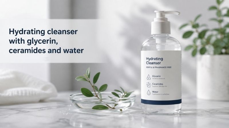 Hydrating ingredients for dry and sensitive skin