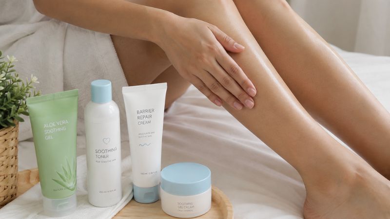 skincare after waxing