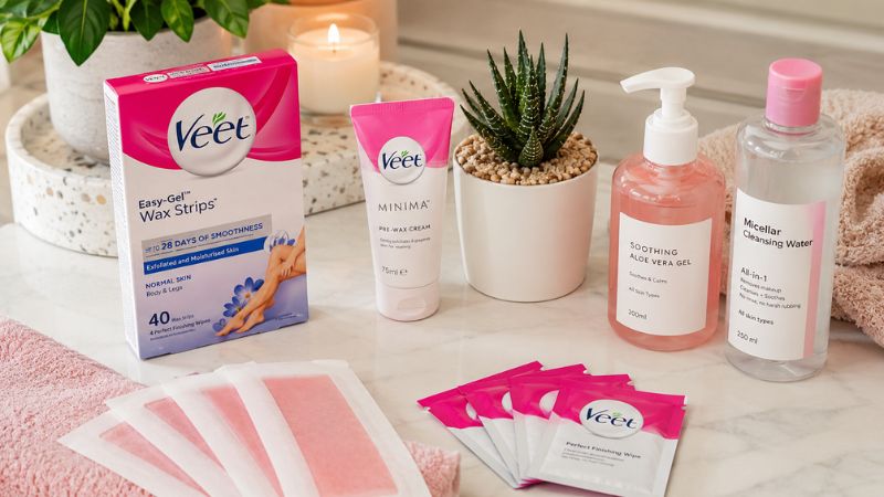 waxing with Veet wax strips for beginners