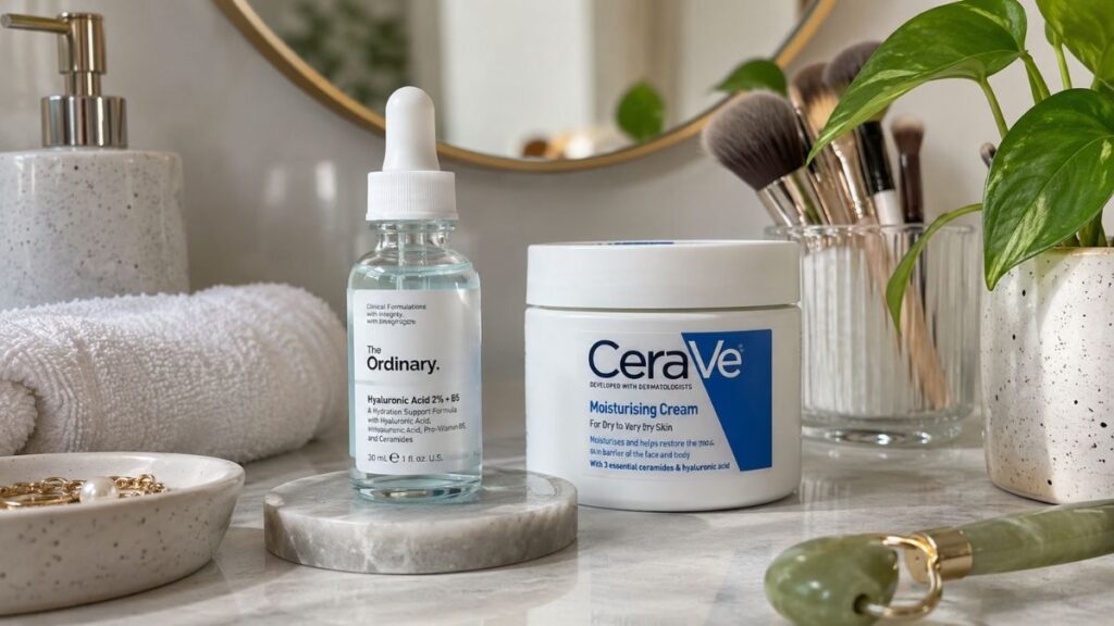 Ceramides vs hyaluronic acid for skin comparison