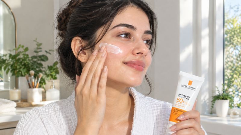 lightweight broad-spectrum sunscreen for acne-prone skin