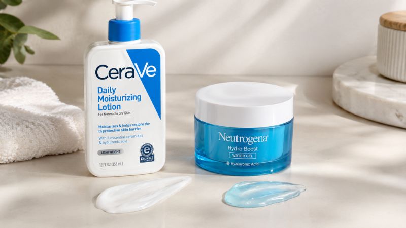 Body Lotion vs Body Cream texture and formulation comparison