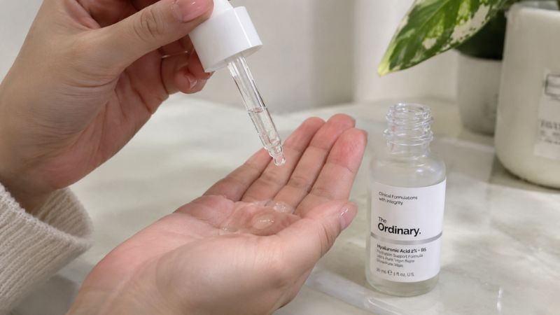 Essence being patted into skin to boost hydration and glow